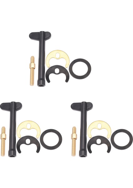 15X M8 Havza Yıkayıcı Lavabo Monobloc Mikser Musluk Tasarlama Takım Kiti Bolt Mutfak Braketi (Yurt Dışından)