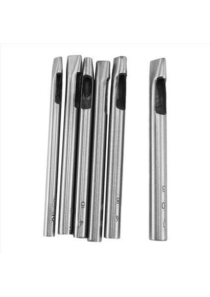 6MM-10MM Deri Için Oval Delik Yumruk 6MM-10MM Içi Boş Deri Işçiliği El Yumruklama Alet Kiti Deri Işçilik Için (Yurt Dışından) fiyatları