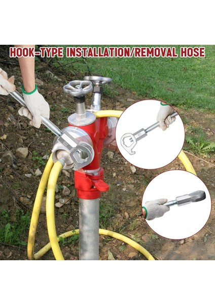 Ayarlanabilir Hidrant Anahtarı Kapakları ve Açılış Vanalarını Gevşeterek Ateş Fındıklarını Sıkmak Için 1-1/2in Ila 6 Inç Cıvata Kafa Boyutlarına Uyuyor (Yurt Dışından) fırsatları