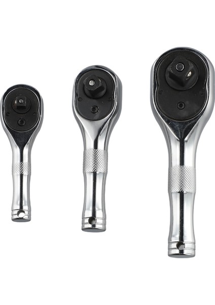 72 Diş Hızlı Soket Mini Cırcır Anahtarı 1/4 3/8 1/2 Büyük Orta Küçük Sinek Iki Yönlü Boynuzlar Kısa Saplı Onarım El Aletleri (Yurt Dışından)