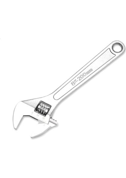 8inch Ayarlanabilir Anahtar Büyük Açık Uzun Tutar Evrensel Gösteren Karbon Çelik Mekanik Atölye El Onarım Araçları (Yurt Dışından)