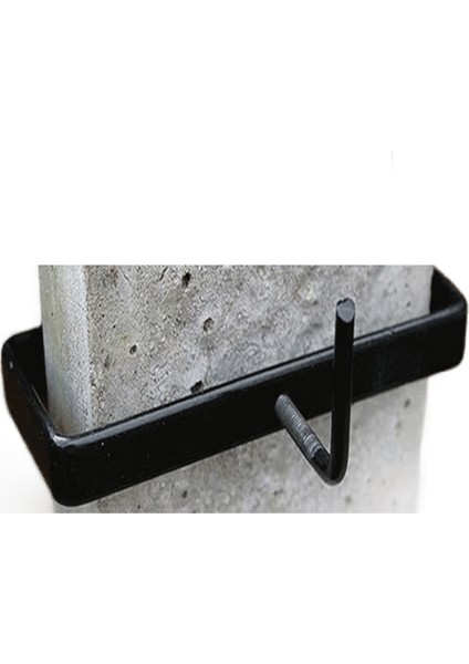 Ağır Hizmet Tipi Beton Kolon Klipsli Çit Sütun Metal Sabitleme Braketi 4 Inç Bölüm Beton Sütun 1pcs Için Uygundur (Yurt Dışından)