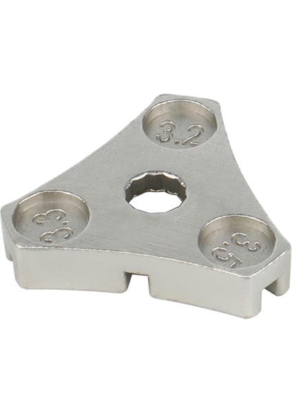 Üçgen Vücut 6 Konuşma Anahtarı Bisiklet Onarımı Aracı Konuşma Aracı Dağ Bisikleti Tel Ayarlama Kemeri Gümüş (Yurt Dışından)