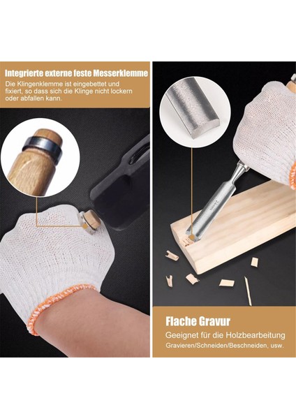 4 Ahşap Keski Seti Yuvarlak Kavisli Keski Seti Cr-V Çelik Yarım Daire Biçimli Kenar 6mm/12 Mm/18 Mm/24 mm Dıy El Sanatları Için (Yurt Dışından) fırsatları