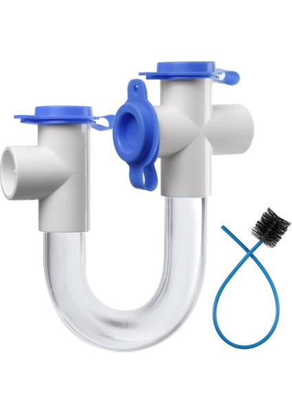 Hvac Kondens Tahliye Sistemi Için Temizleme Fırçası ile 3/4 Pvc U Tuzak Boru Bağlantısı Konnektörü (Yurt Dışından)