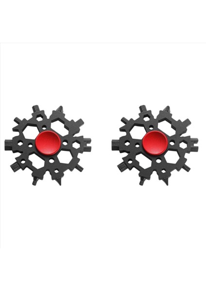 2x 22 22 Kar Tanesi Çok Elçisi Karbon Çeliği Kar Tanesi Standart Multool Men Için Kar Tanesi Anahtarı Leri B (Yurt Dışından)