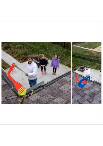 Oluk Temizleme Aletleri Mini Tırmık Döndürülebilir Kol Yerden Oluk Temizleme Aletleri Çatılar Için Harika Oluklar Için (Yurt Dışından) indirimleri