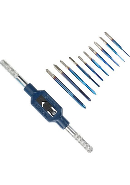 10PCS M1-M3 5 Ayarlanabilir M1-M8 Anahtar Makinesi ile Iplik Muslukları Metal Çalışma Vidası Tap Matkap Bit (Yurt Dışından)