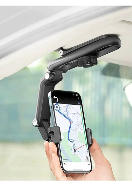 1080° Dönebilen Akrobatik Araba Telefon Tutacağı Güneşliğe Takılan Telefon Tutucu indirimleri