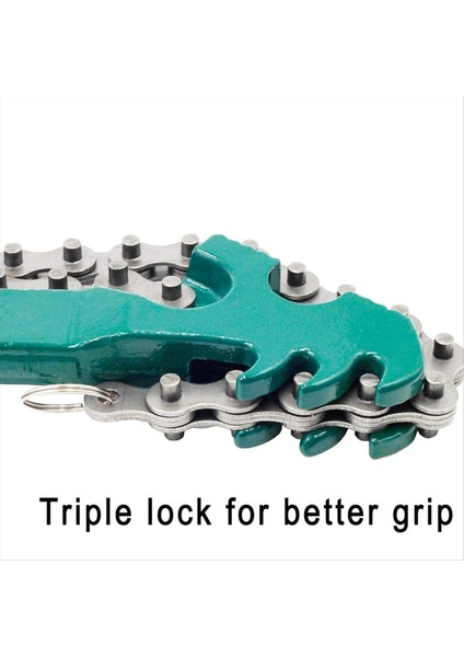 Sağlam Ayarlanabilir Ağır Hizmet Tipi Cırcır Zinciri Yağ Filtre Anahtarı Geri Dönüşümlü Zincir Tarzı Boru Montaj Anahtarı 16 Inç (Yurt Dışından) modelleri