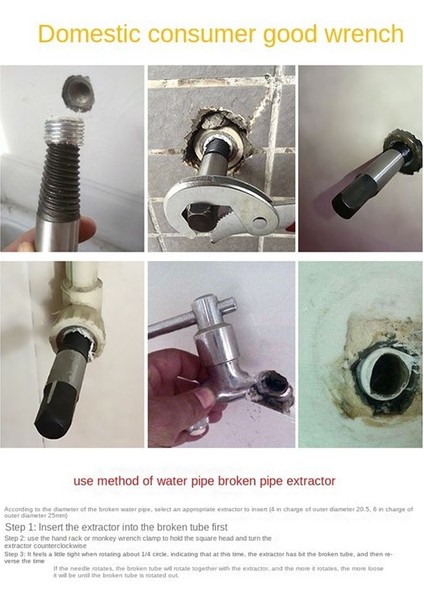 8pcs Vidalı Püskürttörü Hasarlı Su Borusu Çıkarma Çıkarcı Kırık Cıvata Vidaları Çıkma Ahşap Işleme Aletleri Matkap Bitleri (Yurt Dışından)