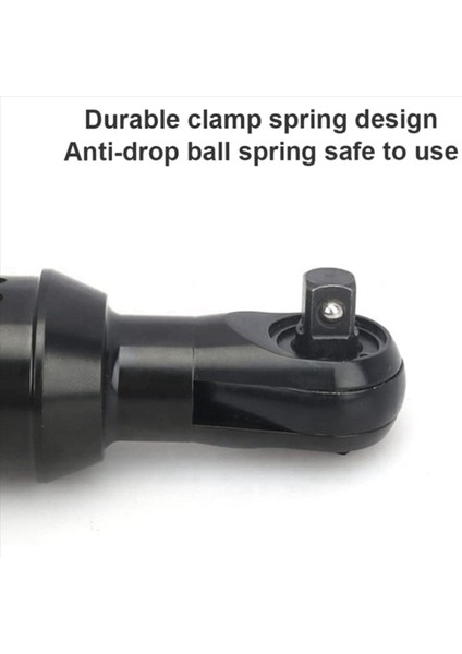 2x Cırcır Anahtarı Kafası 3/8 Inç Kare Sürücü Elektrikli Kablosuz Ratchet Anahtarı Endüstriyel Sınıf Aracı Için 10MM Ağır Dereceli (Yurt Dışından) fırsatları