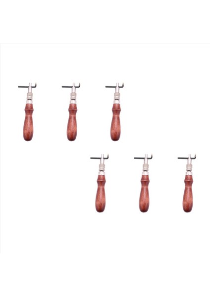 6x Katı Ayarlanabilir Pro Dikişli Yüzme ve Kırış Kırış Kırıştırma Deri Deri Derecilik Dergisi Deri Craft Aracı (Yurt Dışından)