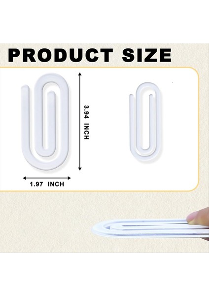 10 Paket Süblimasyon Boşlukları Akrilik Klipler 4 Inç x 2 Inç Jumbo Kipler Isı Transferi Için Temiz (Yurt Dışından) indirimleri