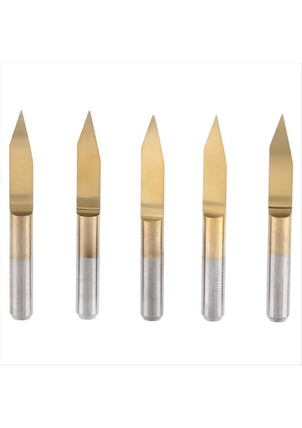 10PCS V Grooving Yönlendirici Bit 3 175MM Kaplamalı Tungsten Çelik Gravür Cnc Kesici Bit Oyma Aracı (3 175X30 ° X0 1) (Yurt Dışından) fiyatları