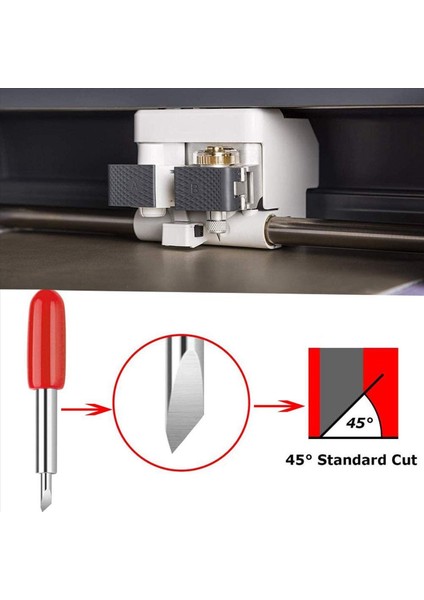 160 Bıçak Cricut Cutter Için Explore ile Uyumlu 45 Derece Kesme Yedek Bıçağı (Yurt Dışından) fırsatları