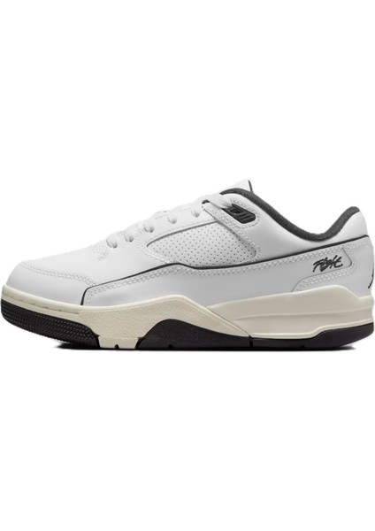 Jordan Flıght Court Gs Leather Sneaker Hakiki Deri Günlük Spor Ayakkabı Beyaz