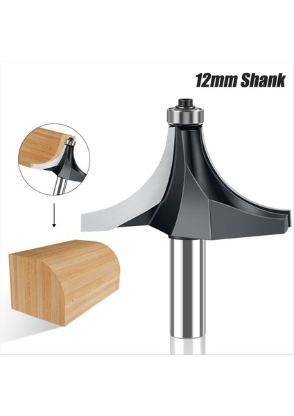 12MMX2-1/2 Şeytan Köşe Yuvarlak Tungsten Karbür Freze Kesici Ahşap Araçları (Yurt Dışından) fırsatları