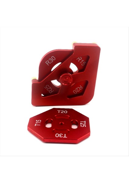 Ağaç Işleme Yuvarlak Köşe Şablon Şablon Arc / T Köşe Gösterge Kesme Makinesi Ahşap Kenar Yollayıcı Araç Kiti (Yurt Dışından)