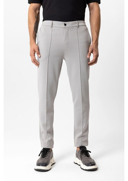 Gri Regular Fit Jogger Pantolon