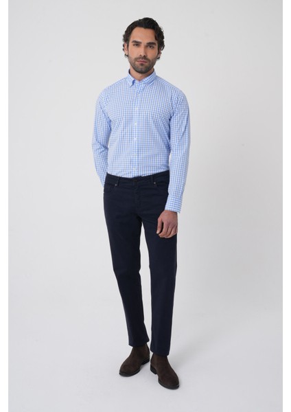 Erkek 5 Cepli Spor Pantolon Lacivert PNS25K25209_D39 modelleri