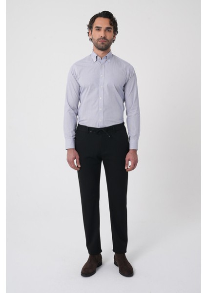 Erkek Siyah Spor Jagger Pantolon PNS25K25210_D99