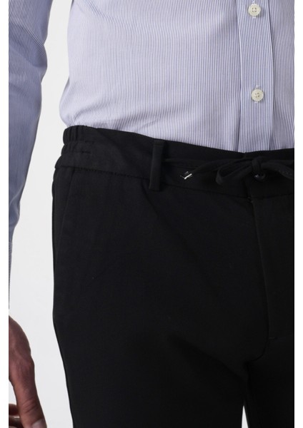 Erkek Siyah Spor Jagger Pantolon PNS25K25210_D99 indirimleri