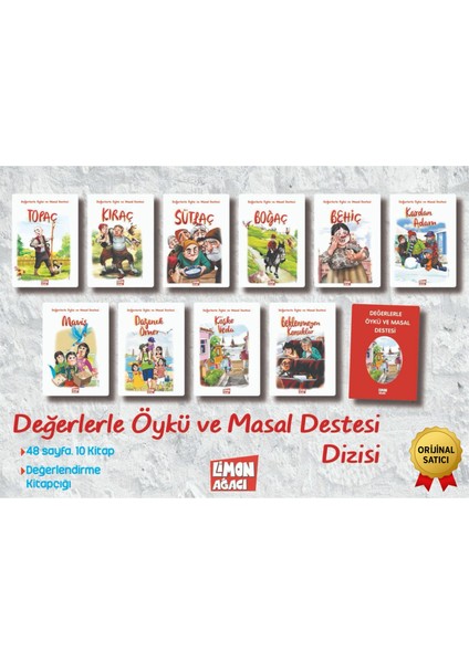 2. Sınıf Değerlerle Öykü, Masal Destesi Dizisi ve Değerlendirme Kitapçığı