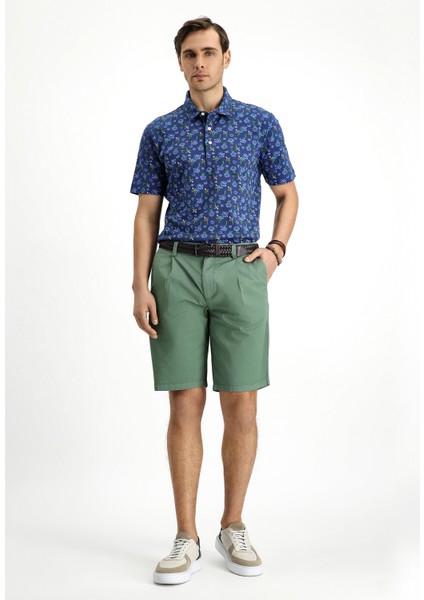 Slim Fit Dar Kesim Pamuklu Baskılı Polo Yaka Tişört fırsatları