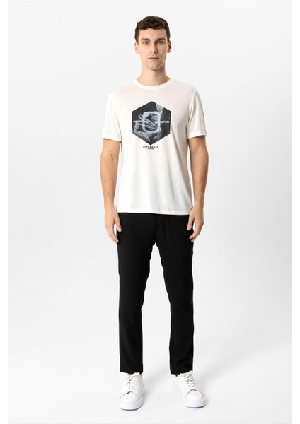 Siyah Slim Fit Casual Pantolon