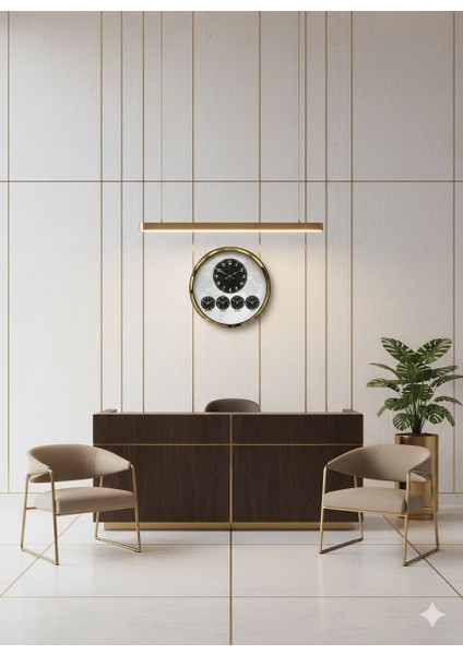 52 cm Metal Gold Dünya Saatleri Duvar Saatleri fiyatları
