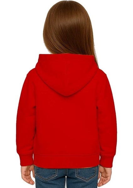 Unisex Baskılı Çocuk Swaetshirt Kapüşonlu 3 Iplik Şardonlu Kuromi Baskılı fiyatları