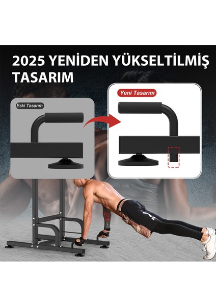 Relife Pt-05 - Barfiks Dips İstasyonu - Güç Duvarı - 2025 Yeni Model - Çok Fonksiyonlu Antreman Aleti