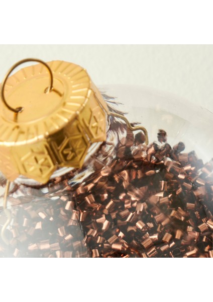 Christmas 3'lü Yılbaşı Süsü Kahverengi (8 Cm) modelleri