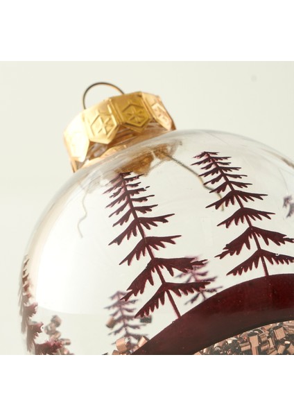 Christmas 3'lü Yılbaşı Süsü Kahverengi (8 Cm) fırsatları