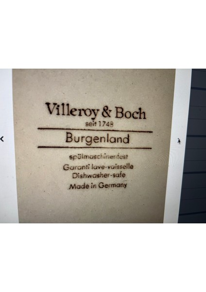 Villeroy Boch Burgenland Porselen Servis Tabağı Tabak 25 cm indirimleri