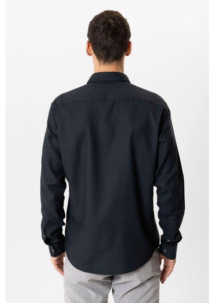 Siyah Slim Fit %100 Pamuk Gömlek indirimleri