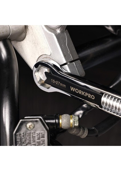 WP272016 5/27MM Cr-V Üniversal Ayarlanabilir Çift Başlı Anahtar indirimleri