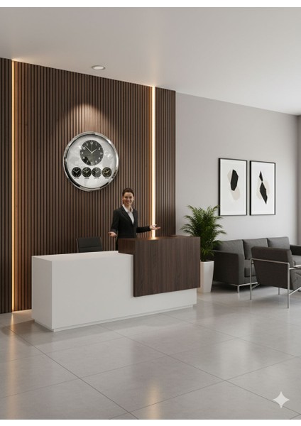 52 cm Krom Dünya Saatleri Duvar Saatleri fiyatları