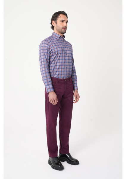 Erkek 5 Cepli Spor Pantolon Bordo PNS25K25209_D25 fiyatları