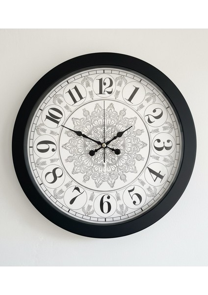Metal Dekoratif Duvar Saati | 36 cm | Butik Saat