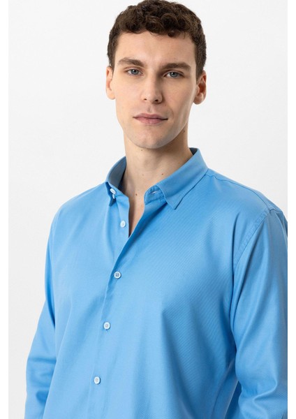 Mavi Slim Fit %100 Pamuk Gömlek modelleri