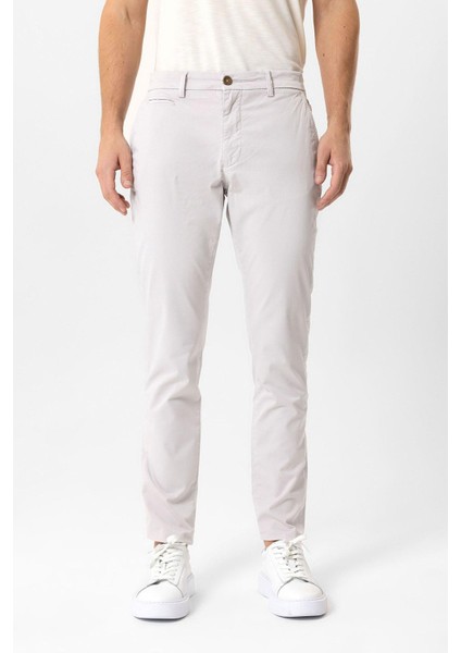 Taş Slim Fit Pamuklu Yan Cep Chino Pantolon