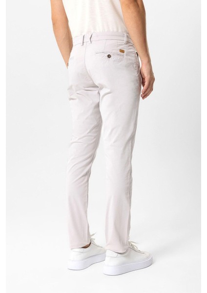Taş Slim Fit Pamuklu Yan Cep Chino Pantolon