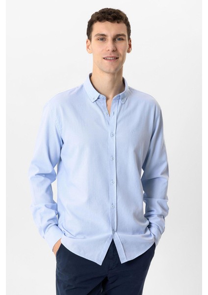 Mavi Regular Fit %100 Pamuk Oxford Gömlek fiyatları