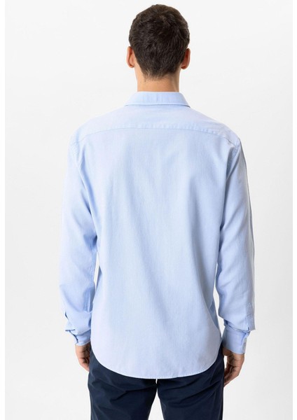 Mavi Regular Fit %100 Pamuk Oxford Gömlek fırsatları