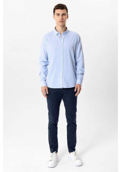 Mavi Regular Fit %100 Pamuk Oxford Gömlek