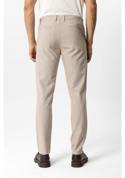 Bej Regular Fit Beli Lastikli Yan Cep Casual Pantolon indirimleri