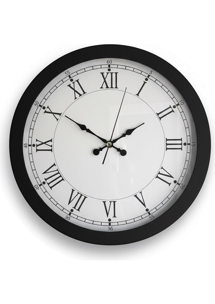 Metal Retro Duvar Saati | 36 cm | Butik Saat