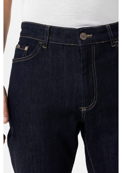 Lacivert Slim Fit 5 Cepli Pamuklu Denim Pantolon fırsatları